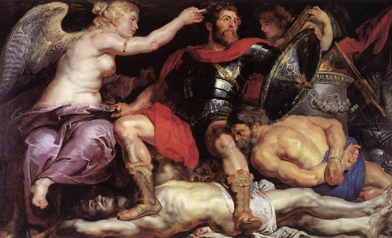 RUBENS, Pieter Pauwel The Triumph of Victory oil painting picture